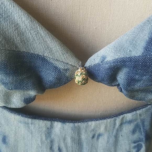 Vintage 1976 selvedge denim Met Mueseum Tye dye - Picture 3 of 8